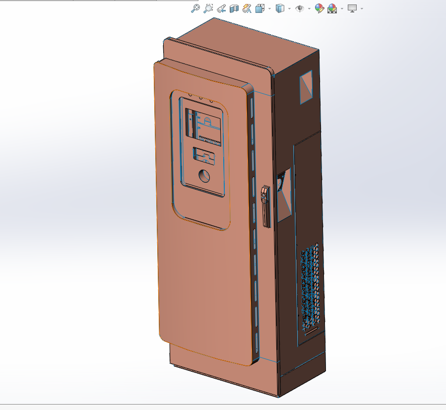 30KW充電樁SolidWorks三維圖紙