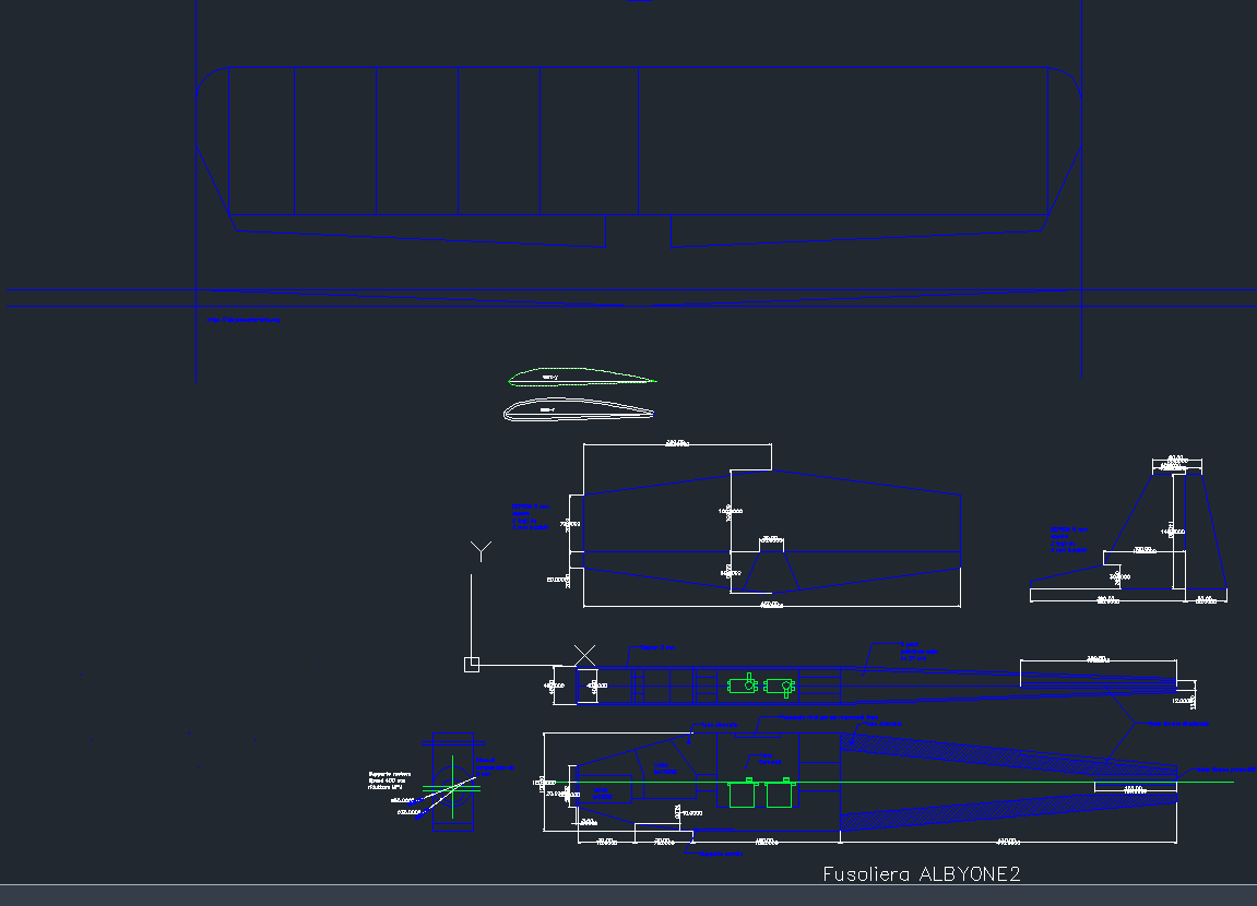 KT板-電動雙翼DXF_1飛機模型圖CAD圖紙