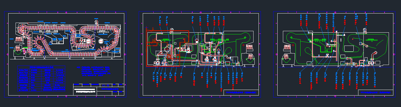 YPXP20洗瓶機工作原理圖CAD圖紙