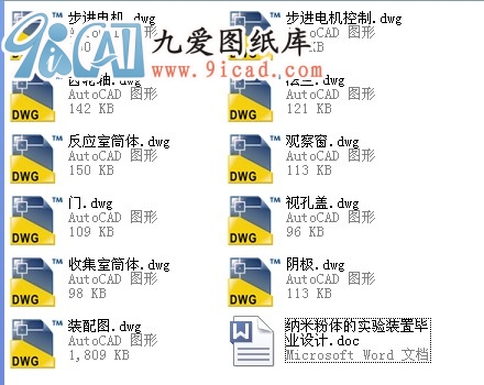 納米粉體的實(shí)驗(yàn)裝置畢業(yè)設(shè)計(jì)U70449.rar